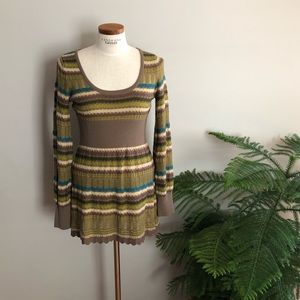 Free People Multicolor Striped Dress